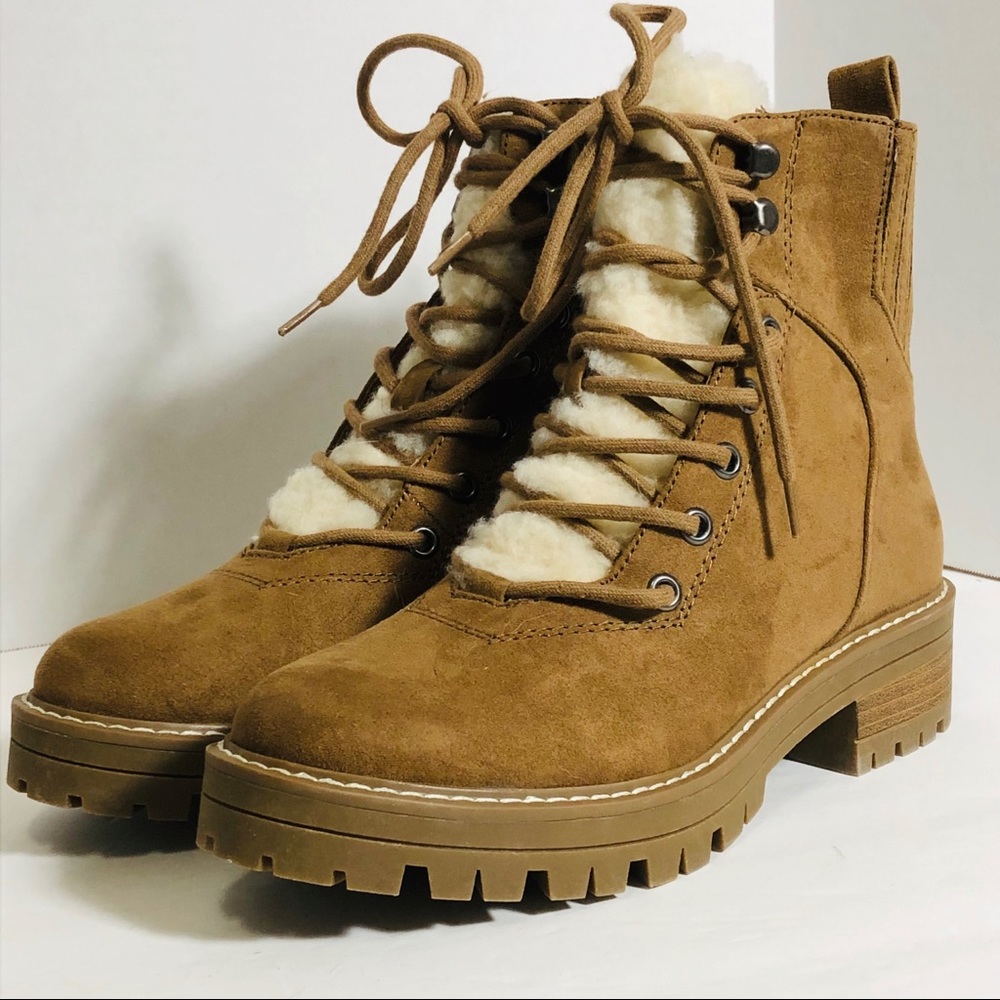 Tan ankle boots